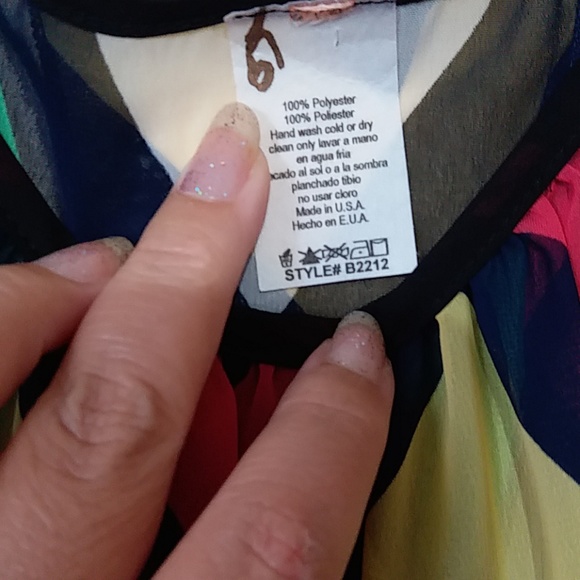 Beautiful see through summer blouse Medium USA - Picture 3 of 8